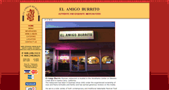 Desktop Screenshot of elamigoburrito.com